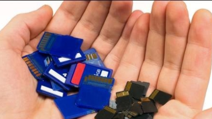 Six MicroSD Memory Storage Cards